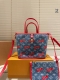 原版布 Lv 牛仔樱桃Neverfull Bb Lv新款超迷你Neverfull Bb又奶又高级 超Mini尺寸轻盈便携~却不失优雅气质