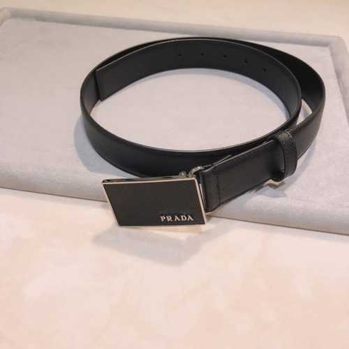 新款普拉达 ＰＲＡＤＡ 专柜款 进口小牛皮 尺寸3.5Cm