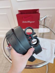 特 菲拉格慕 宽3.5Cm 原厂皮料.精密黄铜五金、正品厂Ip电镀！原版搭配