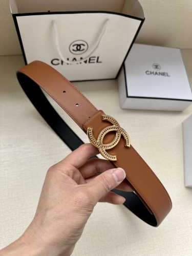 特 Chanel香奈儿 专柜专柜同款皮带 正品开模复五金采用Logo经典 进口平纹意大利香味胎牛皮3.4女神必备款