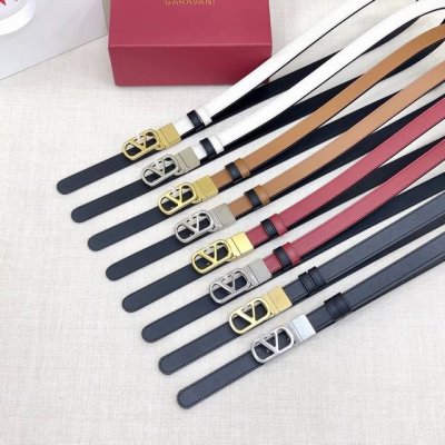 Cm 华伦天奴腰带，双面头层牛皮，长度：75.80.85.90.95.100.105.欧，转动五扣原版开模定制庆祝]