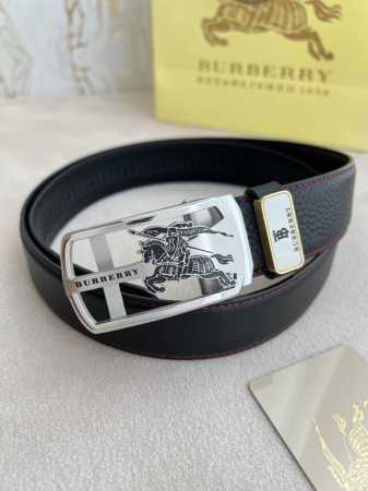 品名：巴宝莉.Burberry 腰带自动带 皮带 型号：自动扣，纯钢材质自动扣，自动带身，双面头层牛皮 材料：百分百头层牛皮，保证真皮。24K纯钢扣专柜同等质量 - 点击图像关闭