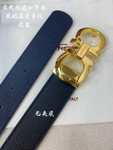 特 Ferragamo菲拉格慕 Nfc芯片扫码款 正品尺寸3.5Cm意大利原厂皮