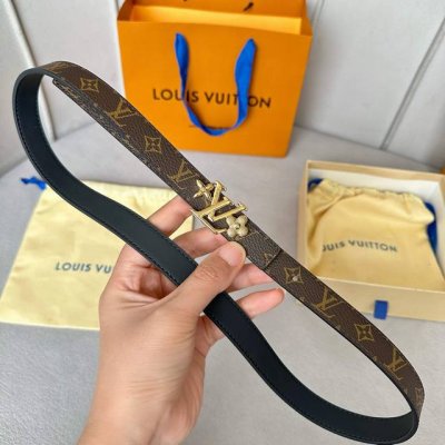 驢牌 寬度2Cm雙面用女士腰帶 一面訂制帆布材料襯托原廠小牛皮 新款標誌性搭扣 女神必備單品