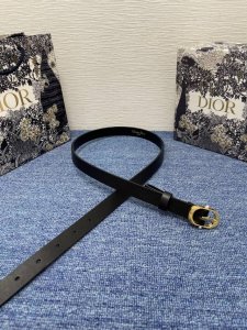 dior Chic 腰带特P180 20 毫米黑色光滑牛皮革 编号: B0667Ubgo_M900。 这款 Dior Chic 腰带是二零二五春夏成衣系列新品，