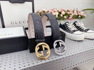 古奇 石头纹原单正品 Guccl经典皮带 尺寸3.8海外原单货，意大利创作，配以双G互扣金属扣，原版皮纹拿的走图片拿不走的品质，升级后与正品零距离，给你不一样的
