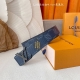 特 LOUIS VUITTON ：经典原单品质，面蓝色格纹印花配蓝色平纹底，搭配原单精品扣，精工制作，细节看图，实物拍摄，高端奢华，宽度4.0cm