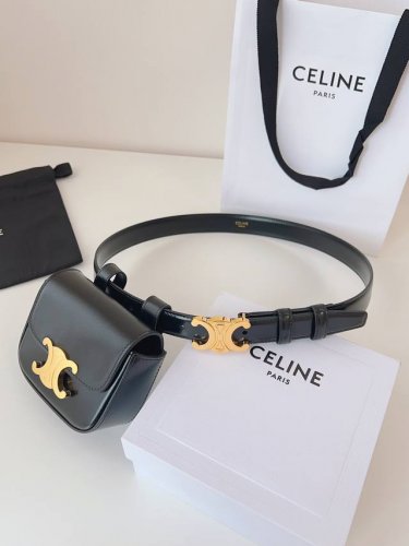 Celine迷你腰带包 赛琳凯旋门 Mini腰包 正品复刻，原单品质，细节完美 日常出行怎么搭都好看 氛围感满满的一款 腰带可拆卸 单独使用，绝对不容错过的绝佳