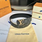 原版包裝 L0Uis Vuitt0N 專櫃最新升級版本 寬度40毫米 精湛工藝定制帆布面料襯托進口小牛皮針紋底 半圓頭半圓尾設計 搭配全新精鋼字母搭扣 經典百搭