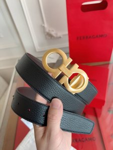 菲拉格慕3.5Cm 原厂皮料.精密黄铜五金升级版Nfc芯片、正品厂Ip电镀！原版搭配、