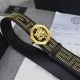 范思哲 ，宽4.0Cm， 原单货，专柜同款、实拍图，带身采用原厂进口原版皮镶满纯铜柳丁，.牛皮，结合精致的美人图扣头，时尚与美的聚焦，触碰手感舒适，有质感，清晰