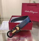 Ferragamo 菲拉格慕 双面进口牛皮，搭配精品铜扣，自行选择搭配，真材实料有质感，时尚经典不失风范 ，长短可自行裁剪