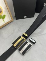 品名：万宝龙 Montblanc 自动带 P210 材质：原单牛皮腰带 百分百头层牛皮腰带保证真皮，24K纯钢扣，专柜原单品质、做工精细，时尚大牌，送人自用首选
