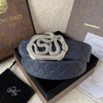 Stefano Ricci 新款原單品質 精品經典鹰头鋼扣 底桥雕刻Logo原版压纹牛皮進口底皮-寬度38毫米