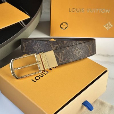 原版包装 L0Uis Vuitt0N 今季新品 驴家男士原單腰帶 寬度35毫米 定制帆布内衬进口头层小牛皮 搭配全新开模针扣 经久耐用 百搭款