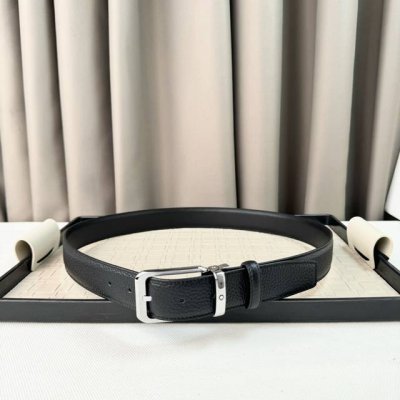 男士万宝龙柔软细腻，百搭大方，宽3.5Cm 、可裁剪款式 官网同步，商务休闲均可使用！