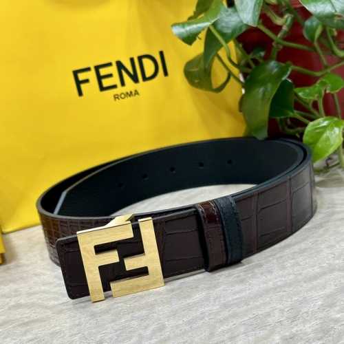 Fendl 芬迪 宽40Mm双面原版小牛皮 搭配单钌钯电镀扣 完美的手感.油边 出众的设计.风格 高贵奢华 时尚大方 高清实拍 货真价实 品质保证 双面用