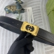 古奇 特种皮腰带系列 ，原厂五金精品不锈钢扣，手感柔软舒适 宽3.8Cm。