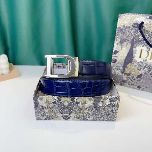 品牌：[迪奥] 新款进口小牛皮，手感细腻柔软。搭配纯钢精品自动钢扣，男士必备！宽度：3.5Cm