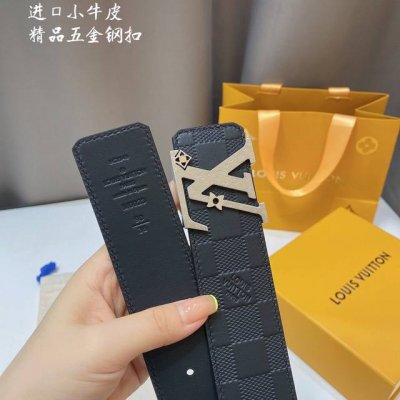 特 Lv㊣ 代工厂货品 4.0宽度 可验货，正品一体铸造五金，原厂皮料！