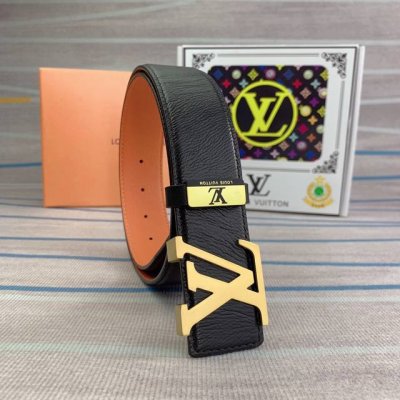 品名：Lv..路易..威登原单 材质：原单牛皮腰带 百分百头层牛皮腰带保证真皮，24K纯钢扣，专柜原单品质、做工精细，时尚大牌，送人自用首选 包装： 请认准如图