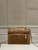 Chanel 25C饭盒Loropiana 19饭盒 原版麂皮19Cm配盒子