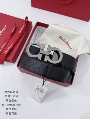 配全套包装礼盒 菲拉格慕 35Mm！海外代工厂P出货，采用双面自然甩头层牛皮，风格现代，为日常造型增姿添彩，达到修身效果，区别一般市场货。高端大气