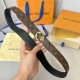 女士經典頂級休閒腰帶 寬度30毫米這款永恆優雅飾有帆布的造型設計 原版小荔枝紋牛皮底 搭配最新款圆形花朵 雙面用 多色選 任意搭配