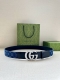 特 宽度3.8Cm Gucci 每一季，品牌标识都会吐故纳新，于经典之中融入新意。在这款腰带上，经典gg标识以亮眼之姿生动呈现，与双g造型配件相得益彰。 黑色和