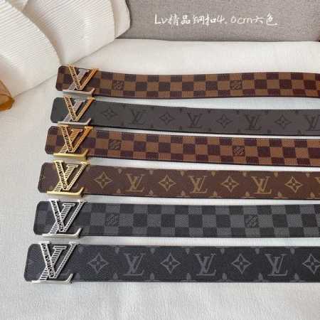 特 Louis Vuitton驴牌 ：经典原单品质，经典印花面配原版平纹皮，搭配原单精品扣，精工制作，细节看图，实物拍摄，高端奢华，宽度4.0Cm - 点击图像关闭