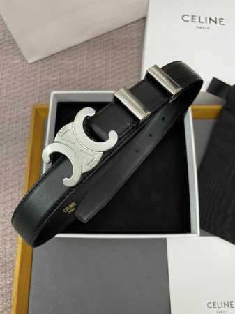 特 代购级CéLine 年上新 凯旋门腰带。人气王 一直火爆。复古精致，小牛皮材质 上身效果高级洋气--宽度2.5Cm - 点击图像关闭