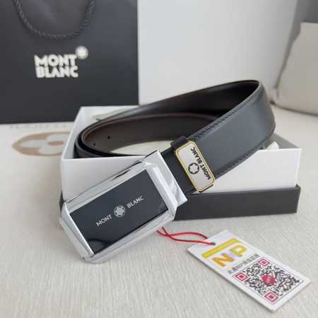 品名：万宝龙.Montblanc原单 腰带 皮带 型号：挂扣，新款原版经典精品双色挂扣，实物拍摄，原版头层牛皮 材料：百分百头层牛皮，保证真皮。双面可用专柜同等 - 点击图像关闭