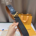 Lv路易威登 官网同步 宽度4.0Cm 精品扣 搭配设计 用了精品电镀五金 工艺精湛 双面进口小牛皮