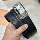 自动扣腰带］Lv 宽3.5Mm 双面进口头层牛皮制作 搭配经典钢扣 真材实料 时尚经典 做工精致 高端男士皮带 长度可裁剪100 125