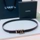 特 C Hanel 24 Cc树脂 链条 黄铜金属Logo搭扣 进口自然摔纹腰带 手感柔软 细腻 2.0Cm 自然摔纹每一条的纹理都无法统一、全凭手气完美主义者