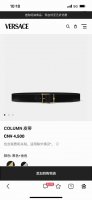 范思哲 宽4.0Cm 新款 进口头层牛皮 配有古代古典柱子启发的扣环 、插针式搭扣、