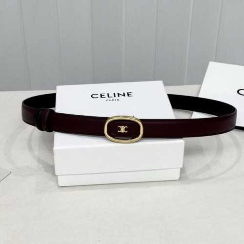 Celin E新品立体浮标扣女士腰带 意大利进口小牛皮 搭铜扣 宽度2.5双面佩戴