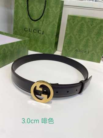 3.0Cm Gucci独家新款 双面进口牛皮 配经典铜扣 时尚潮流 永不过时的爆款 码数：80 85 90 95 100 105欧 - 点击图像关闭