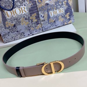 迪奥.Dior 配送专柜全套礼盒包装3.5Cm D Ior 30 Montaigne *Cd*腰带 饰有*Christian Dior*标志 富