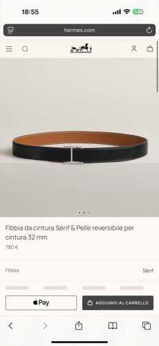款 SéRif 精品五金 搭配进口Togo皮 宽度32Mm 以其精湛工艺高品质材料和经典设计备受推崇 是男士腰带顶级选择 简约大气 适合商务和休闲场合 产品手感