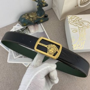 范思哲 特种皮腰带系列 ，原厂五金精品不锈钢扣，手感柔软舒适 宽3.8Cm。