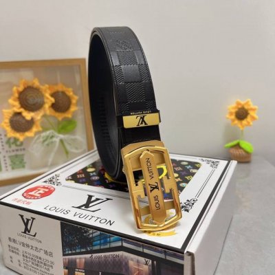 品名：Lv..路易..威登自动带 材质：原单牛皮腰带 百分百头层牛皮腰带保证真皮，24K纯钢扣，专柜原单品质、做工精细，时尚大牌，送人自用首选