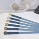 3.0Cm D&G杜嘉班纳腰带，专用牛仔布搭配头层牛皮皮料，长度：.75.80.85.90.95.100欧，铜五金扣原版开模定制庆祝]