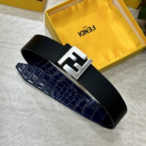 特 片装1 Fendl 芬迪 宽40Mm双面原版小牛皮 搭配单钌钯电镀扣 完美的手感.油边 出众的设计.风格 高贵奢华 时尚大方 高清实拍 货真价实 品质保证