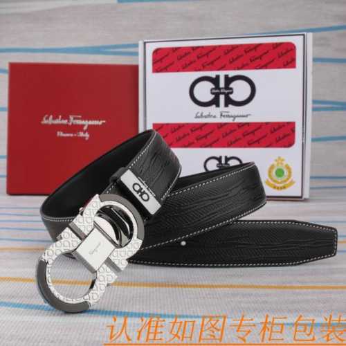 腰带皮带：菲拉格幕原单牛皮腰带 男款皮带：材质百分百头层牛皮腰带保证真皮皮带，专柜原单品质、做工精细，时尚大牌，送人自用首选包装： 请认准如图专柜包装赠送打孔器