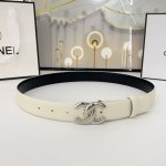 Chanel香奈儿 双面头层小牛皮 原厂皮料订制 质感柔软 做工精细 搭配铜扣 时尚百搭 精品宽度：3.0Cm