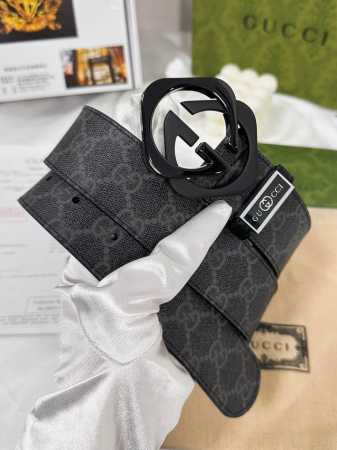 皮带：古奇.Gu...Cci原单 腰带：百分百头层牛皮，保证真皮，24K双色纯钢扣双面可用专柜同等质量，送人自用首选 包装： 请认准如图专柜全套礼盒包装，赠送打 - 点击图像关闭