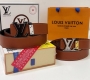 皮带：Lv.路易威登顶级复刻- 腰带：原单品质百分百进口原厂头层牛皮，保证真皮。彩色边框叠色工艺.真空电镀.永不掉色.24K纯钢扣鳄鱼皮纹路，双面两用专柜同等质