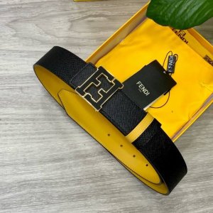 Fendl 芬迪 宽38Mm双面原版小牛皮 搭配单钌钯电镀扣 完美的手感.油边 出众的设计.风格 高贵奢华 时尚大方 高清实拍 货真价实 品质保证