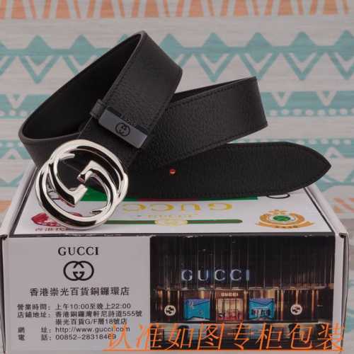 品名：古奇 皮带 原单 腰带 材料：百分百头层牛皮腰带，保证真皮皮带，专柜原单品质、做工精细，送人自用首选 包装： 请认准如图专柜包装，赠送打孔器，银联发票，宽